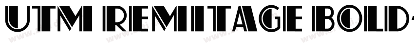 UTM remitage Bold字体转换